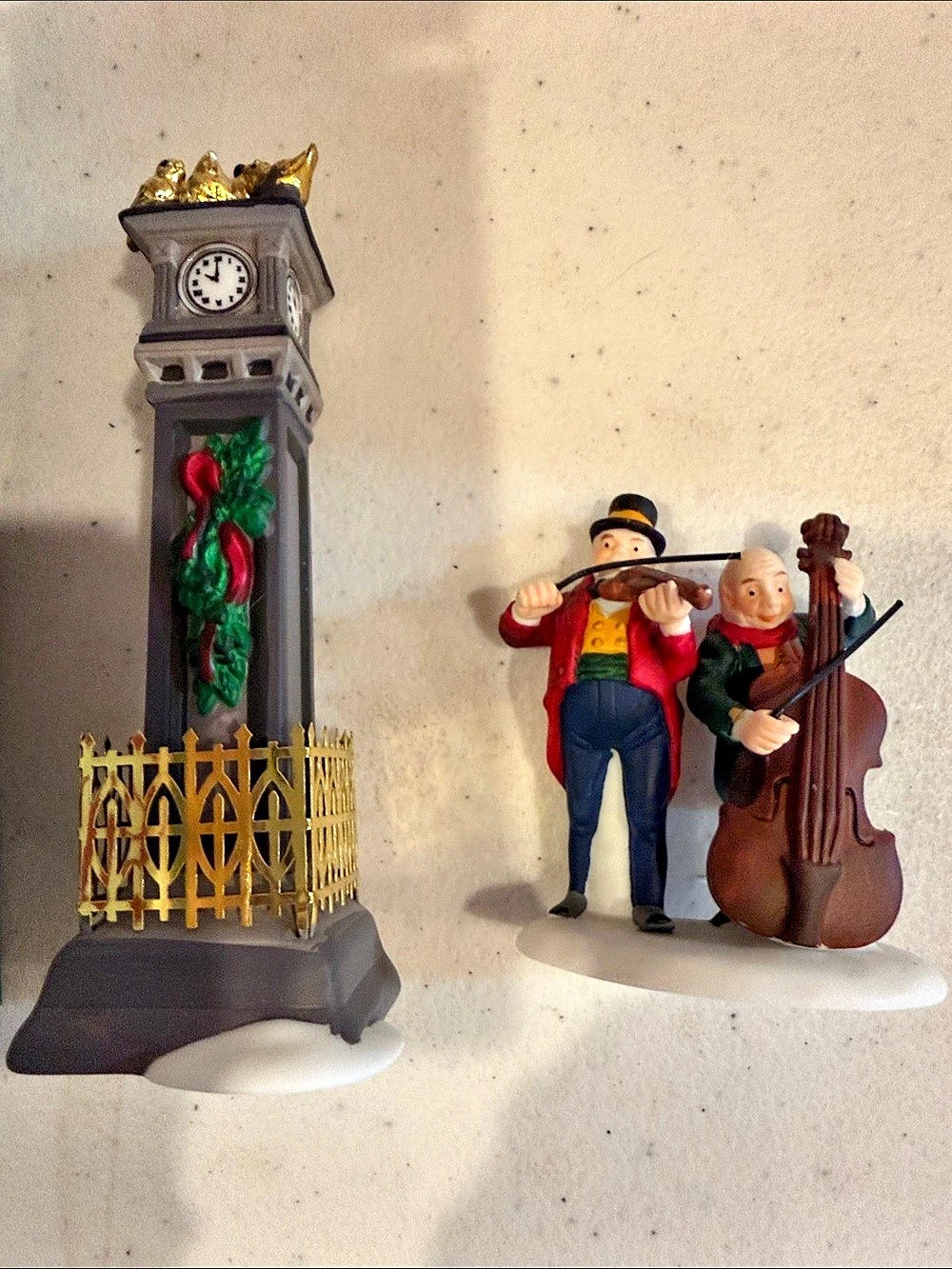 Department 56 Four Calling Birds (12 Days of Dickens Village Series) Clock Tower